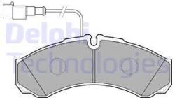 DELPHI set placute frana, frana disc DELPHI LP2185 (LP2185)