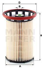 Mann-filter filtru combustibil MANN-FILTER PU 8007 (PU 8007) - automobilus