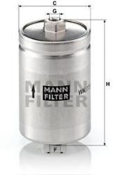 Mann-filter filtru combustibil MANN-FILTER WK 725 (WK 725) - automobilus