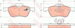 TRW set placute frana, frana disc TRW COTEC GDB1476 (GDB1476)