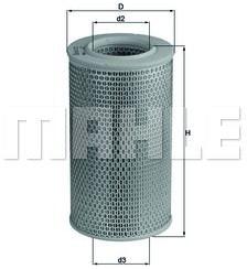 MAHLE Filtru aer MAHLE LX 611 (LX 611) - automobilus