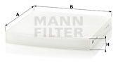 Mann-filter Filtru, aer habitaclu MANN-FILTER CU 2358 (CU 2358)