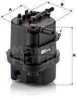 Mann-filter filtru combustibil MANN-FILTER WK 9015 x (WK 9015 x) - automobilus