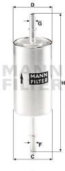 Mann-filter filtru combustibil MANN-FILTER WK 512/1 (WK 512/1) - automobilus