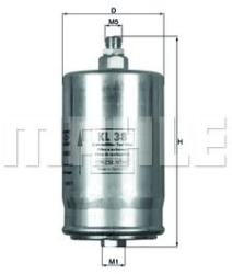 MAHLE filtru combustibil MAHLE KL 38 (KL 38) - automobilus