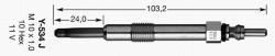 NGK Bujie incandescenta NGK D-Power 3413 (3413)