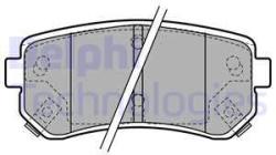 DELPHI set placute frana, frana disc DELPHI LP1952 (LP1952)