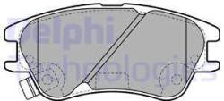 DELPHI set placute frana, frana disc DELPHI LP2062 (LP2062)
