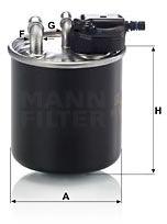 Mann-filter filtru combustibil MANN-FILTER WK 820/15 (WK 820/15) - automobilus