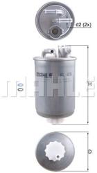 MAHLE filtru combustibil MAHLE KL 476D (KL 476D) - automobilus