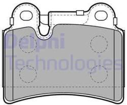 DELPHI set placute frana, frana disc DELPHI LP2061 (LP2061)