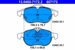 ATE set placute frana, frana disc ATE 13.0460-7172.2 (13.0460-7172.2)