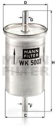 Mann-filter filtru combustibil MANN-FILTER WK 5003 (WK 5003) - automobilus