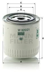 Mann-filter Filtru ulei MANN-FILTER W 920/21 (W 920/21) - automobilus