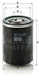 Mann-filter Filtru ulei MANN-FILTER W 610/6 - automobilus