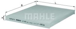 MAHLE Filtru, aer habitaclu MAHLE LA 464 (LA 464)