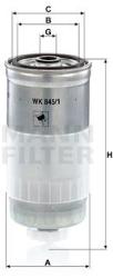 Mann-filter filtru combustibil MANN-FILTER WK 845/1 (WK 845/1) - automobilus