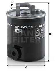 Mann-filter filtru combustibil MANN-FILTER WK 842/19 - automobilus
