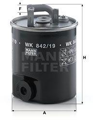 Mann-filter filtru combustibil MANN-FILTER WK 842/19 (WK 842/19) - automobilus