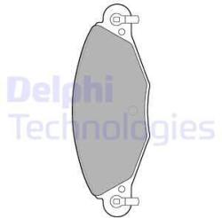 DELPHI set placute frana, frana disc DELPHI LP1655 (LP1655)