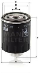 Mann-filter filtru combustibil MANN-FILTER WK 718/2 (WK 718/2) - automobilus