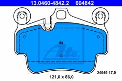 ATE set placute frana, frana disc ATE 13.0460-4842.2 (13.0460-4842.2)