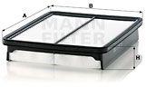 Mann-filter Filtru aer MANN-FILTER C 28 011 (C 28 011) - automobilus