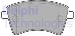 DELPHI set placute frana, frana disc DELPHI LP2078 (LP2078)