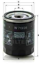 Mann-filter Filtru ulei MANN-FILTER W 713/28 - automobilus