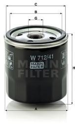 Mann-filter Filtru ulei MANN-FILTER W 712/41 - automobilus