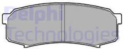 DELPHI set placute frana, frana disc DELPHI LP963 (LP963)