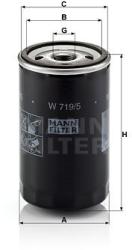 Mann-filter Filtru ulei MANN-FILTER W 719/5 (W 719/5) - automobilus