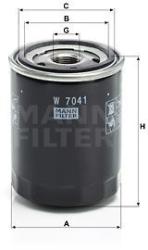 Mann-filter Filtru ulei MANN-FILTER W 7041 (W 7041) - automobilus