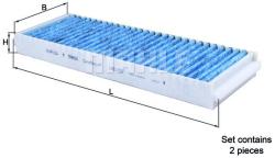 MAHLE Filtru, aer habitaclu MAHLE CareMetix® LAO 239/S (LAO 239/S)