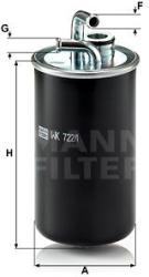 Mann-filter filtru combustibil MANN-FILTER WK 722/1 (WK 722/1) - automobilus