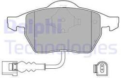 DELPHI set placute frana, frana disc DELPHI LP1525 (LP1525)