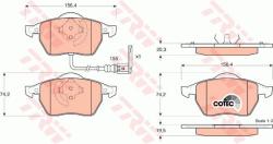 TRW set placute frana, frana disc TRW COTEC GDB1403 (GDB1403)