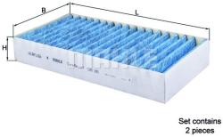 MAHLE Filtru, aer habitaclu MAHLE CareMetix® LAO 295/S (LAO 295/S)