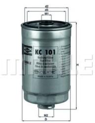 MAHLE filtru combustibil MAHLE KC 101 - automobilus