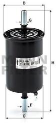Mann-filter filtru combustibil MANN-FILTER WK 55/2 (WK 55/2) - automobilus