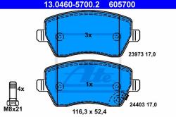ATE set placute frana, frana disc ATE 13.0460-5700.2 (13.0460-5700.2)
