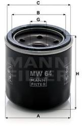 Mann-filter Filtru ulei MANN-FILTER MW 64 (MW 64) - automobilus