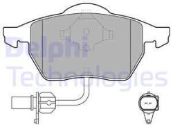 DELPHI set placute frana, frana disc DELPHI LP1706 (LP1706)