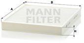 Mann-filter Filtru, aer habitaclu MANN-FILTER CU 2757 (CU 2757)