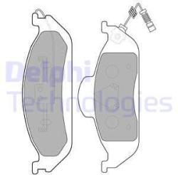 DELPHI set placute frana, frana disc DELPHI LP1299 (LP1299)