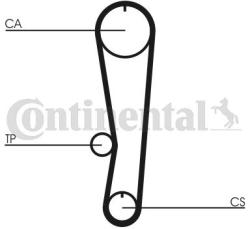 Continental Ctam Set curea de distributie CONTINENTAL CTAM CT568K1 (CT568K1) - automobilus