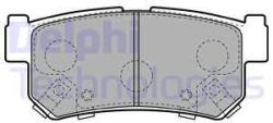 DELPHI set placute frana, frana disc DELPHI LP2127 (LP2127)