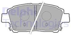 DELPHI set placute frana, frana disc DELPHI LP1742 (LP1742)