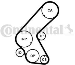 Continental Ctam Set curea de distributie CONTINENTAL CTAM CT1178K1 (CT1178K1) - automobilus