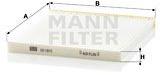 Mann-filter Filtru, aer habitaclu MANN-FILTER CU 1912 (CU 1912)